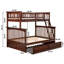 Lit superposé standard en bois massif avec lit gigogne Flinn-1930323726-1930323732