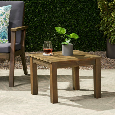 Table de bout en bois massif Ahlayah