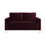 Manistee 2 Seater Velvet Sofa-1896016643