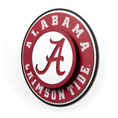 NCAA Alabama Crimson Tide 3DX Die Cut Wall Art