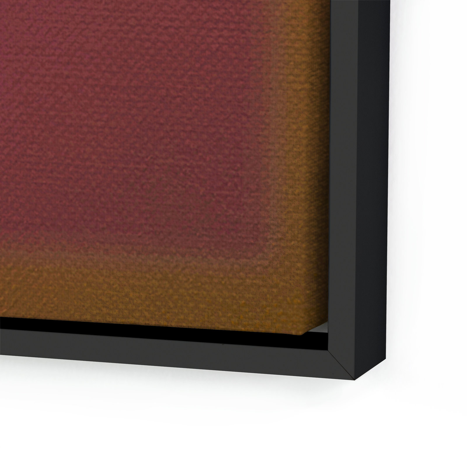 Composition Deep by Charles Stuart, Red/Orange, 32" H x 24" W x 2" D, Black