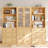 71" H X 71" W Glass Bookcase-2111010707