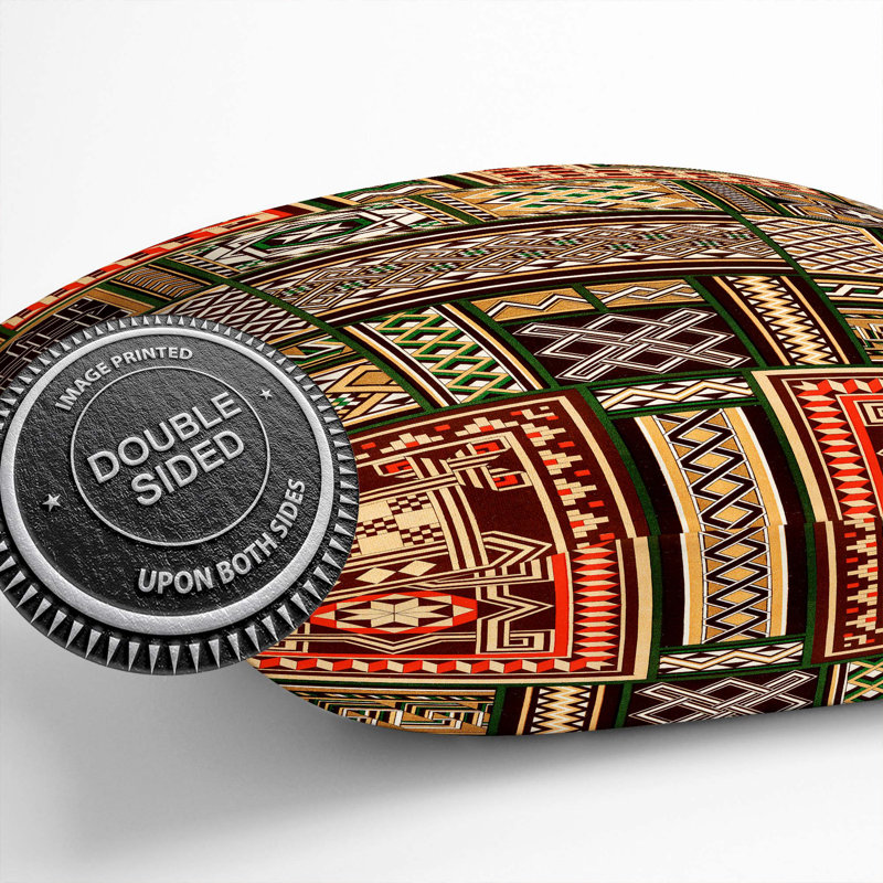 Geometric Square Cushion, 55cm H x 55cm W x 20cm D