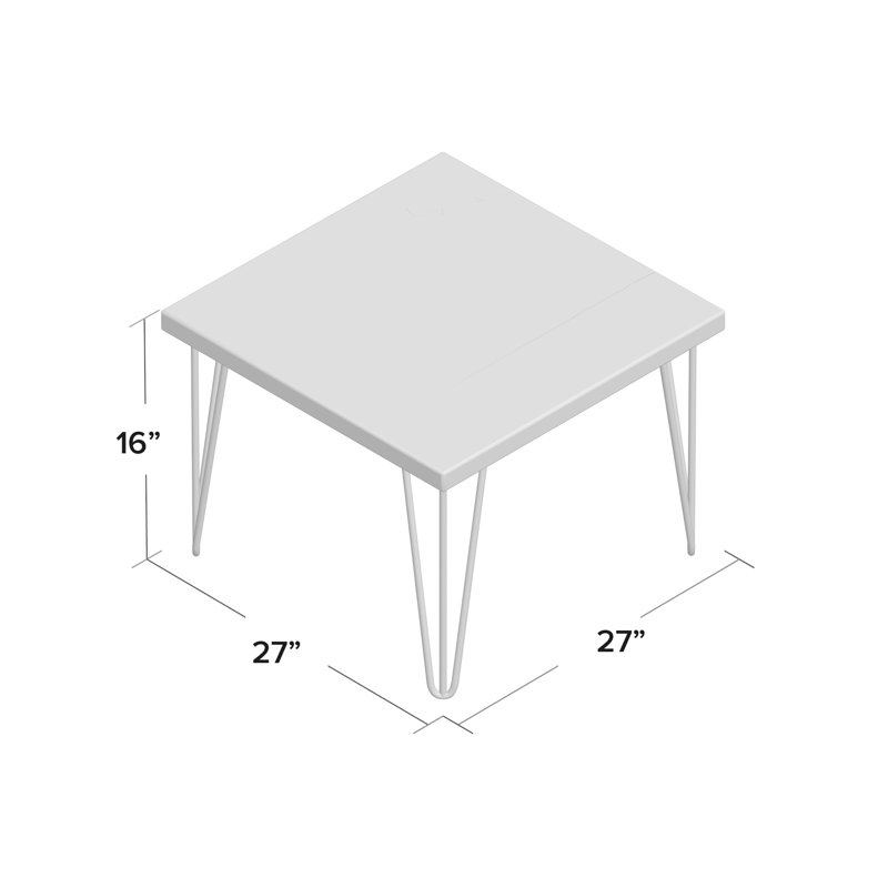 Nadin Solid Wood Top Single Coffee Table