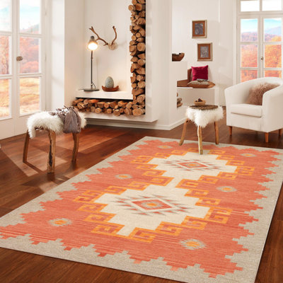 Tapis moka en laine tissé à la main Tuscany