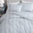 Martha Stewart Verbena Stripe Cotton Reversible Blue Comforter Set-125088609-125088612