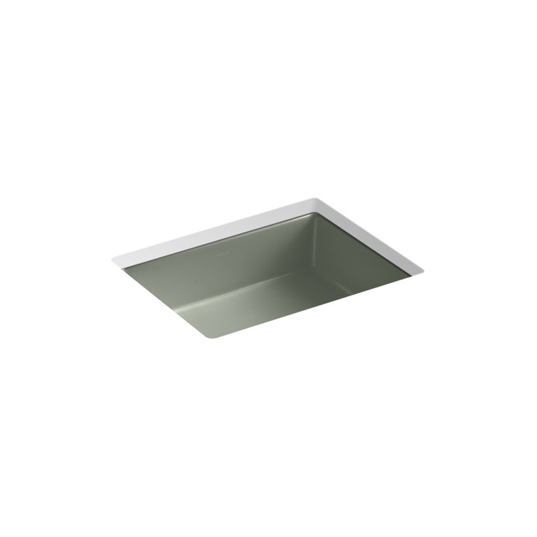 Verticyl Rectangular Undermount Bathroom Sink with Overflow