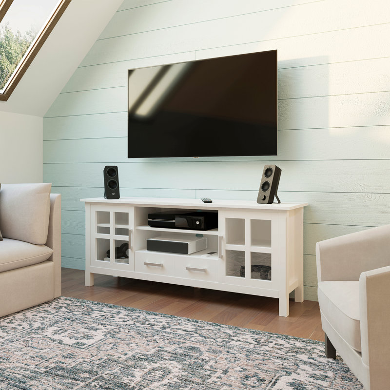 Meuble télé 60 po - Blanc