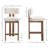 Upholstered Stool With Solid Wood Frame-1150270787