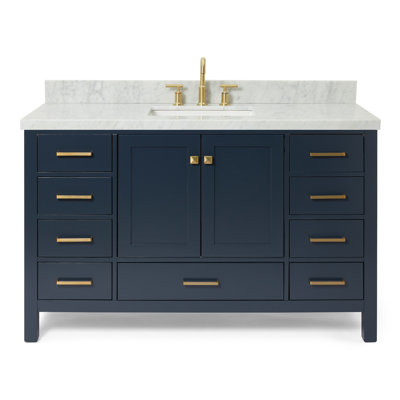 Cambridge 55'' Single Bathroom Vanity with Top