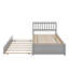 Lit plateforme simple en bois avec tiroirs-625942687