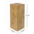 Wood-Look Square-Column MGO End Table/  H33.75"/Wood-Like Distressed Finish/ Mix With Different Heights/ Indoor Outdoor Use-1949349893
