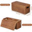 Panier de toilette en rotin pour salle de bain, brun