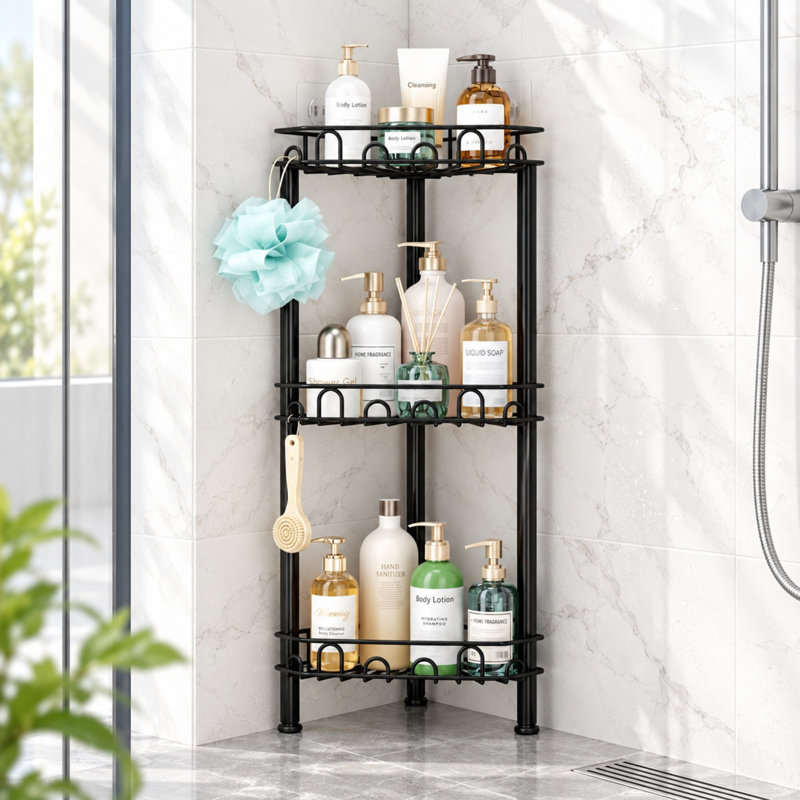 Freestanding Stainless Steel Shower Shelf