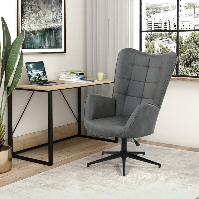 Charton Executive Chair, Dark Grey, Height Adjustable