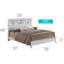 Lit double style transitionnel en blanc éclatant-1356667168
