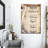 Funny Bathroom Rules Canvas Print-218778870