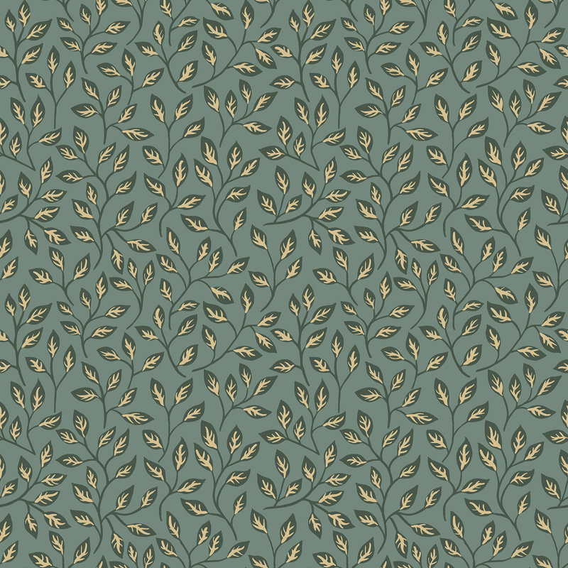 Bryanna 1005cm x 53cm Matte Wallpaper Roll, Dark Green