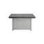 Extendable Rectangle Aluminum Alloy Fire Pit Table, 50,000BTU