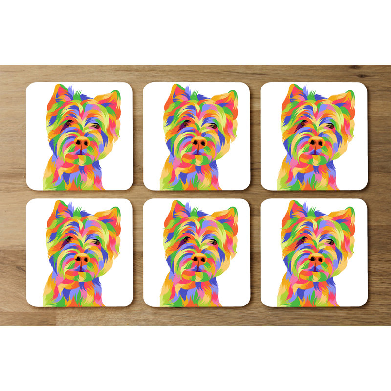 Dubuisson Square 6 Piece Coaster Set