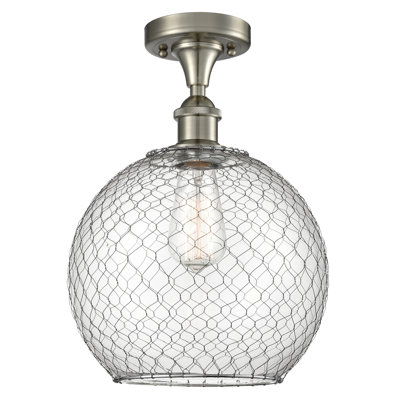 Plafonnier semi-encastré 1 lumière 2,5 po Soudre