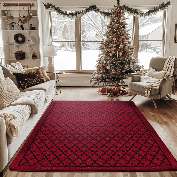 Winter Quilt Christmas Red