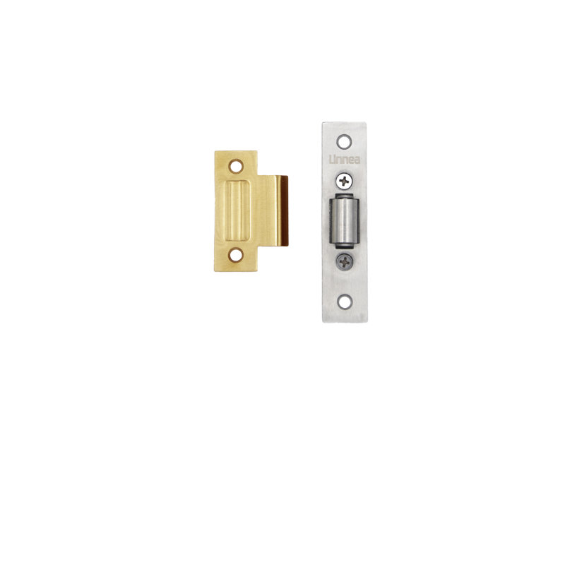 Stainless Steel Pocket Door Hardware, Satin Brass