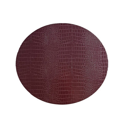 Dovi Faux Leather Oval Placemat