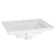 American Standard Town 19.06'' White Ceramic Rectangular Bathroom Sink with Overflow