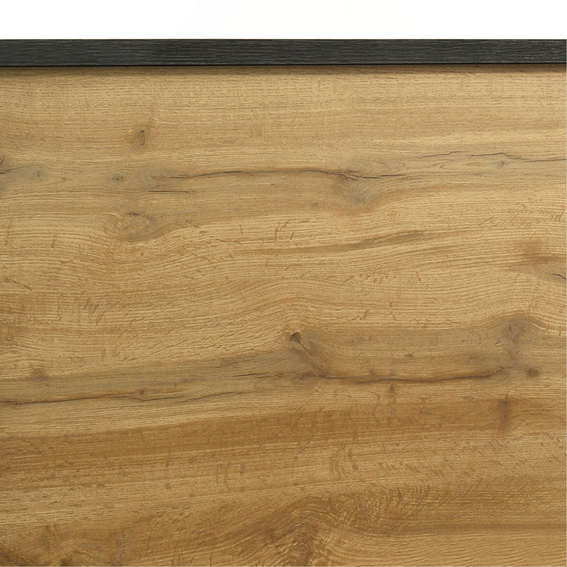 Natural Pine Panel Bed