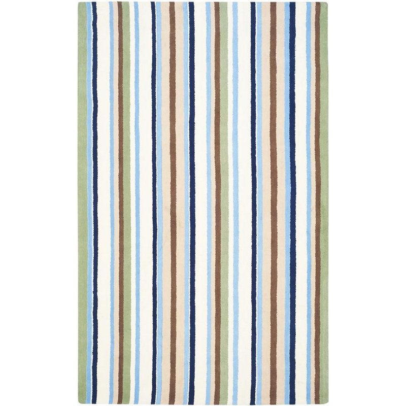 Claro Cotton Rug, Rectangle 5' x 8'
