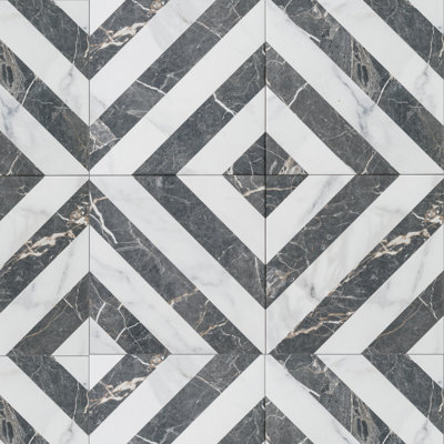 Carreau de porcelaine 8 po x 8 po Palace