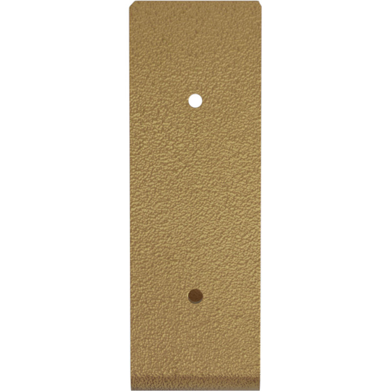 Support pour tablette en acier martelé l 2 po x P 8 po x H 6 po, Or martelé, H 6 po x l 2 po x P 8 po