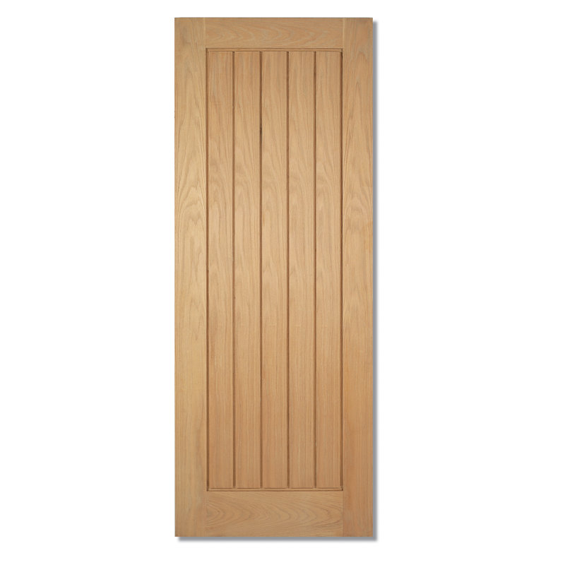 Mexicano Internal Door, Pre-finished Oak, 198.1cm H x 76.2cm W x 3.5cm D