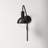 Luke Steel Plug-in Armed Sconce-557911992