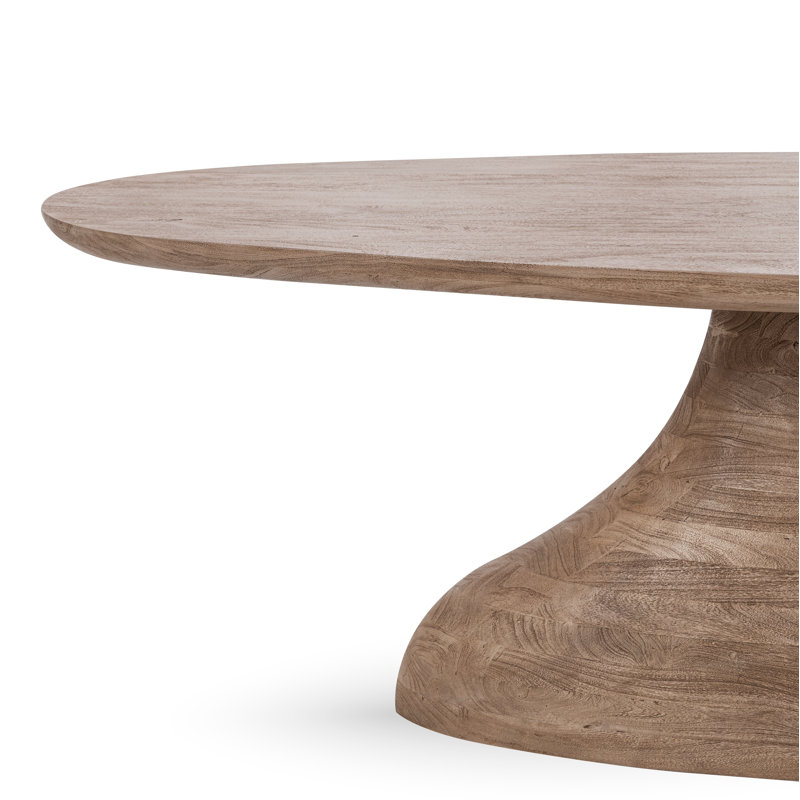 Amra Oval Solid Wood Dining Table