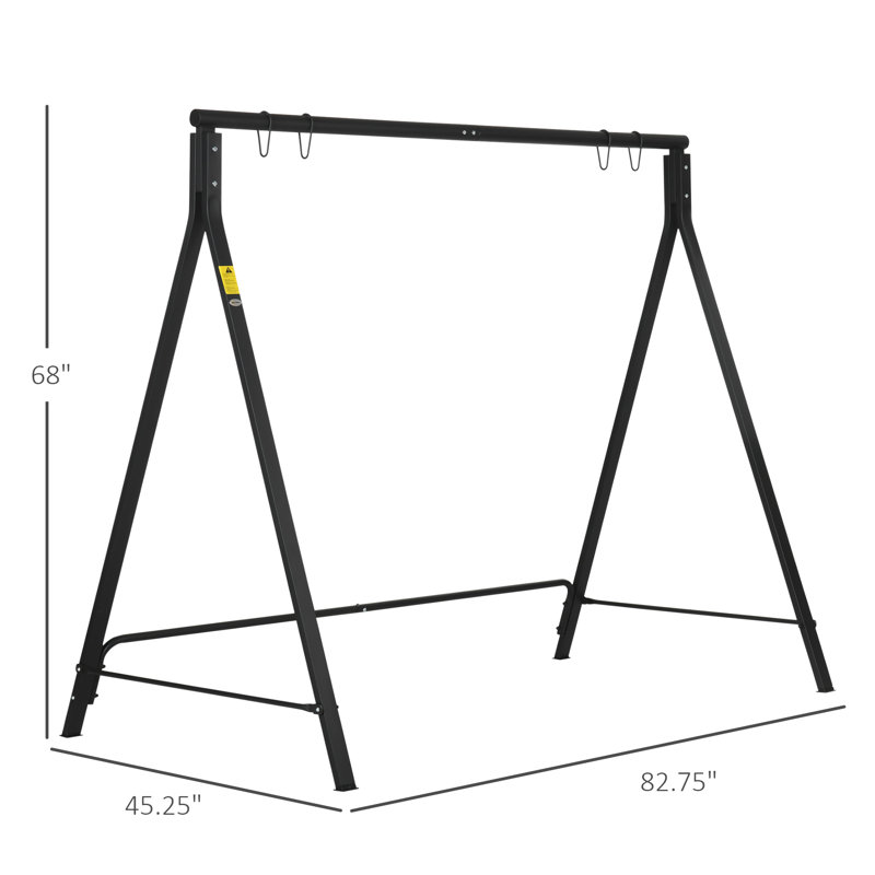 Porch Swing, Black