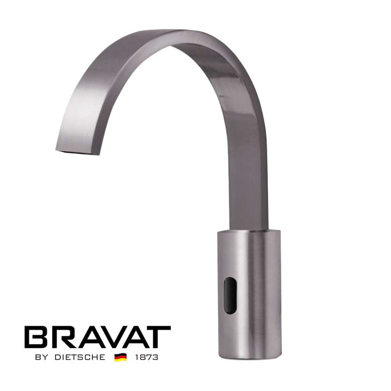 Commercial Brushed Nickel Touchless Automatic Sensor Faucet