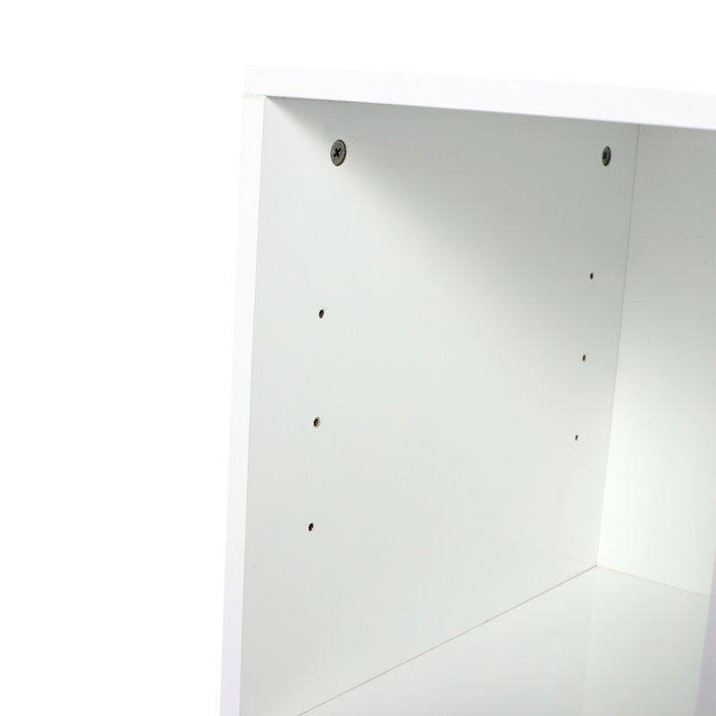 Petites étagères murales de 12 pouces murales, blanc brillant - idéales pour la salle de bain, la chambre à coucher, le rangement des unités de cuisine, la cuisine et la salle de rangement