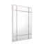 Beaumont Flat Engineered Wood Beveled Wall Mirror-62068664