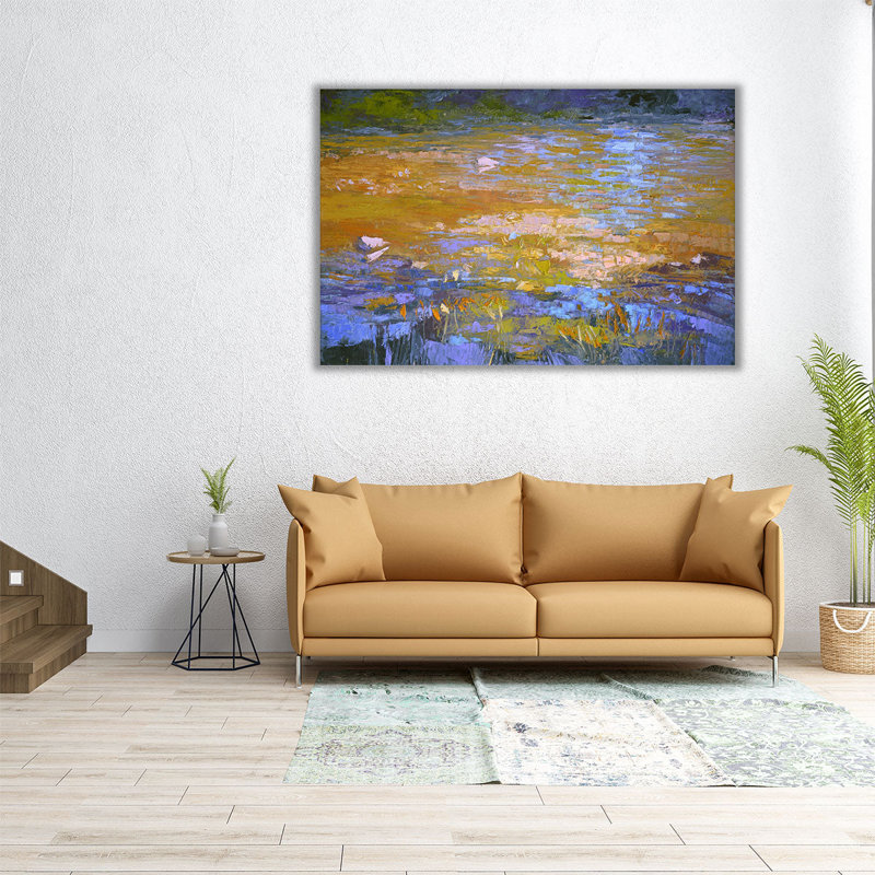 Indian Summer - reproduction d'art sur toile, H 32 po x l 48 po
