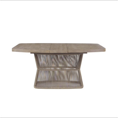 Dining Table - Toffe with Rope Base