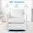 Moody Slipcover Swivel Armchair