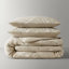 Ensembles de literie en gaze de coton de qualité supérieure, aspect lin moderne pour plus de confort