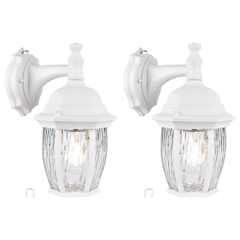 Luminaire extérieur pour véranda murale, Blanc