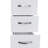 Preston Linen Cabinet, Three Shelves, Four Drawers