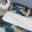 Ensemble de housse de couette Teal and Gold Astral Marble Dreams-1641295610