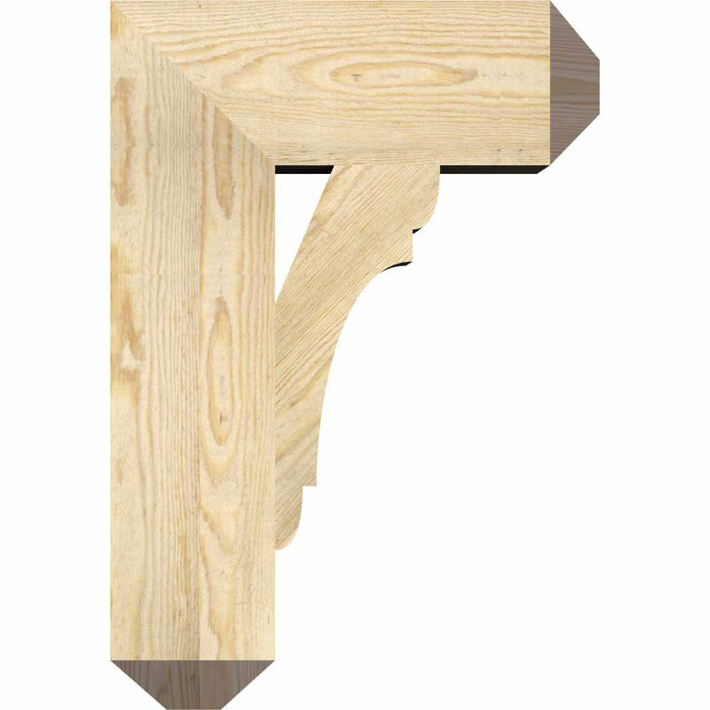 Support pour scie rugueuse, sapin Douglas, l 6 po x P 18 po x H 26 po, H 26 po x l 6 po x P 18 po, Douglas (brut)
