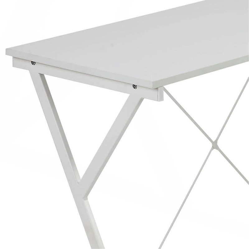 L-Shaped Computer Desk With CPU Holder