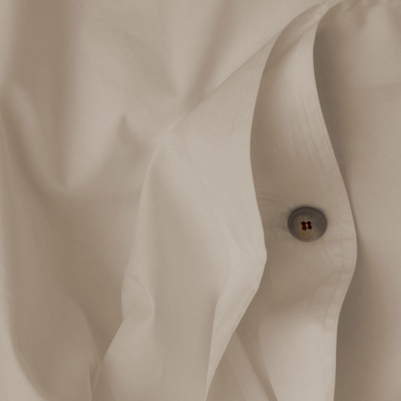 Giza Reserve Percale Duvet Cover, King Duvet Cover, Ivory
